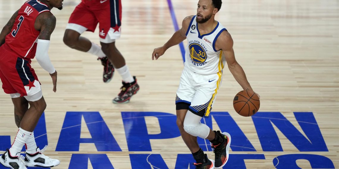 Warriors derrotan a los Wizards en juego de pretemporada en Japón